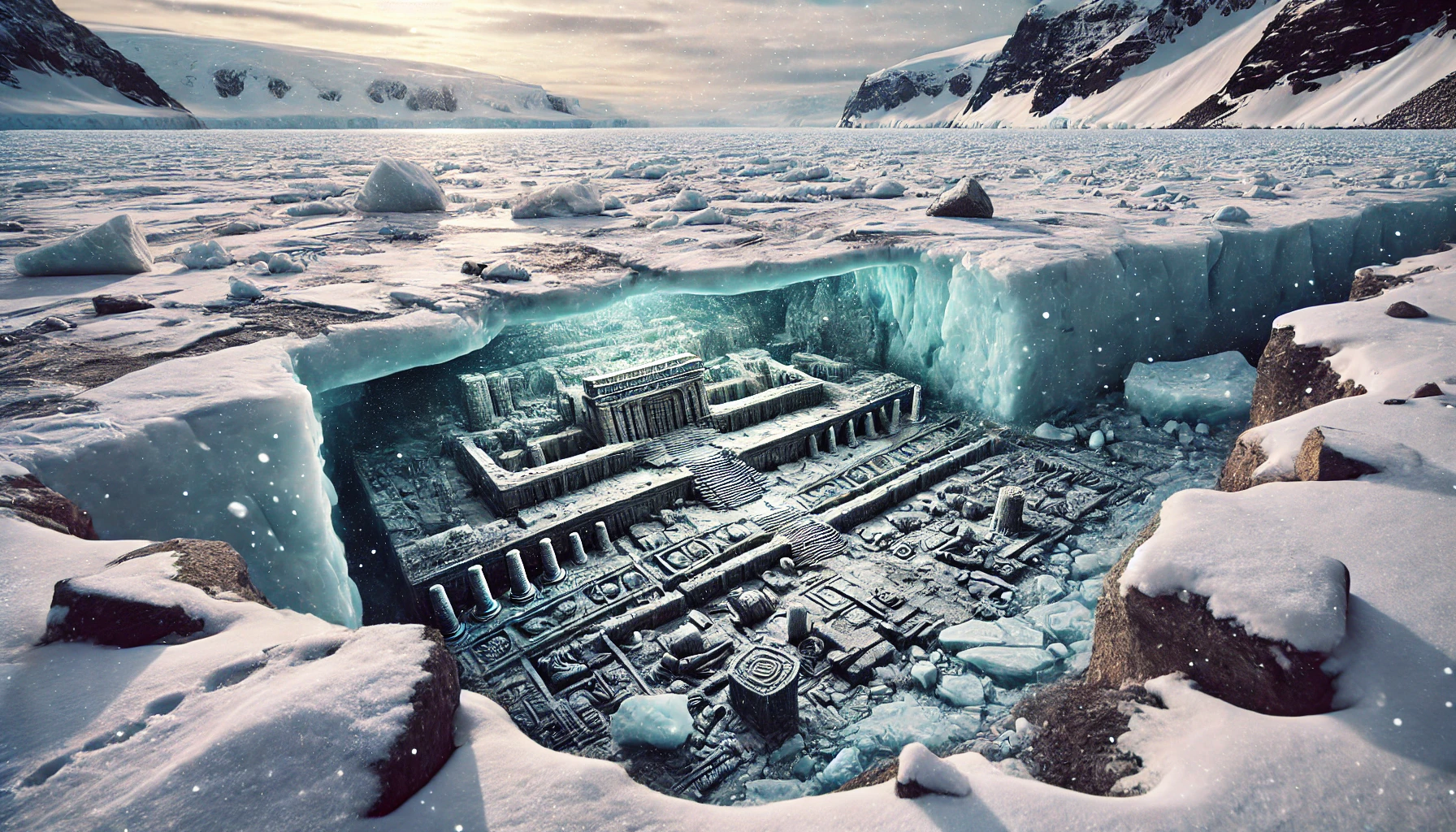 Historic Discovery: Ancient City Found Under Antarctica’s Ice